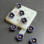 Mulaj din silicon Flori 9 buc