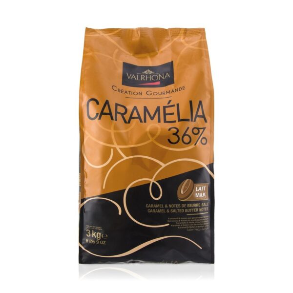 Ciocolata cu lapte caramelia 36% Valrhona 3kg