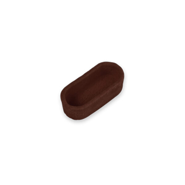 Coji de tarta forma ecler mediu cacao Cassibba 70mm 60bucati