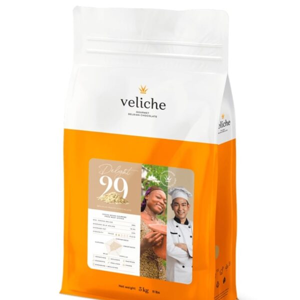 Ciocolată albă belgiană 29% VELICHE, 10kg