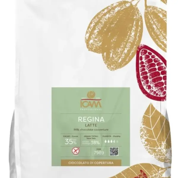 CIOCOLATA CU LAPTE REGINA 35% 1,5 KG ICAM