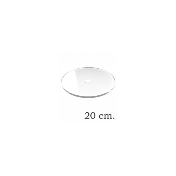 Suport pentru tort etajat, Disc din Plexiglas 20 cm – Cake Decor