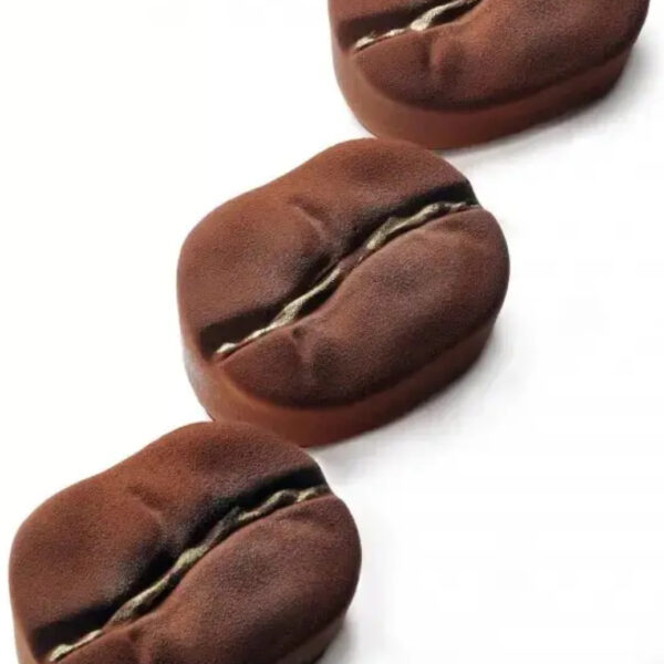Mini Boabe de cafea, Formă silicon Dinara Kasko, 10 x 38× 6cm